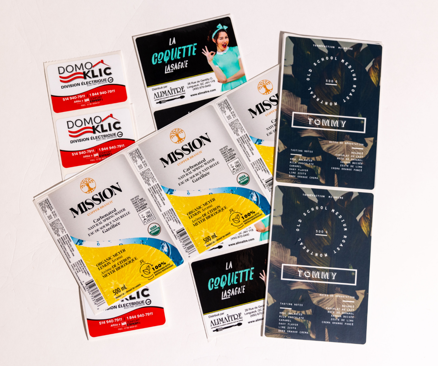 Étiquettes sensibles à la pression