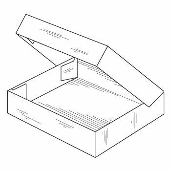 Carton à six coins Brightwood