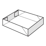 Plateau à pliage intérieur/extérieur