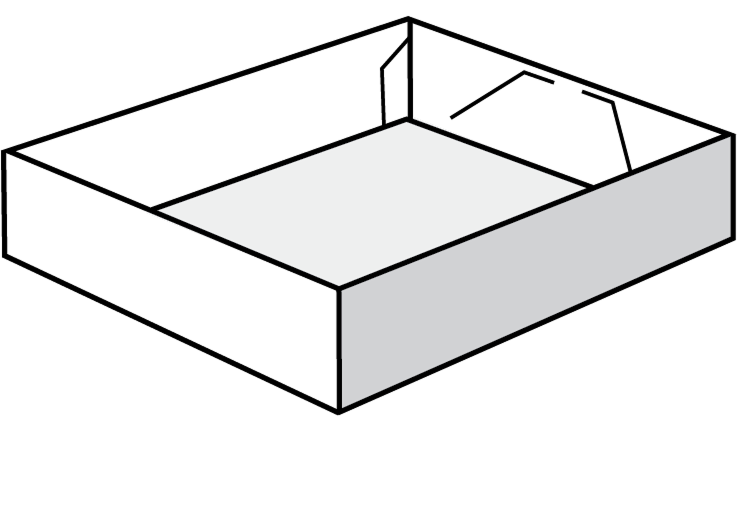 Plateau à verrouillage par basculement