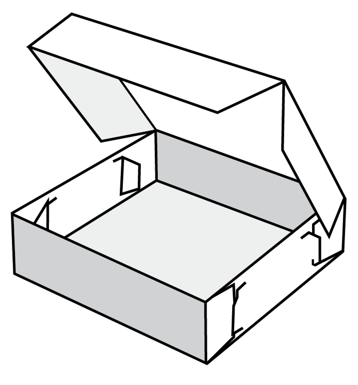 Plateau à verrouillage par bande articulé