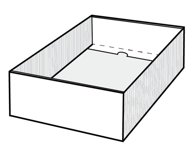 Plateau à verrouillage par pincement