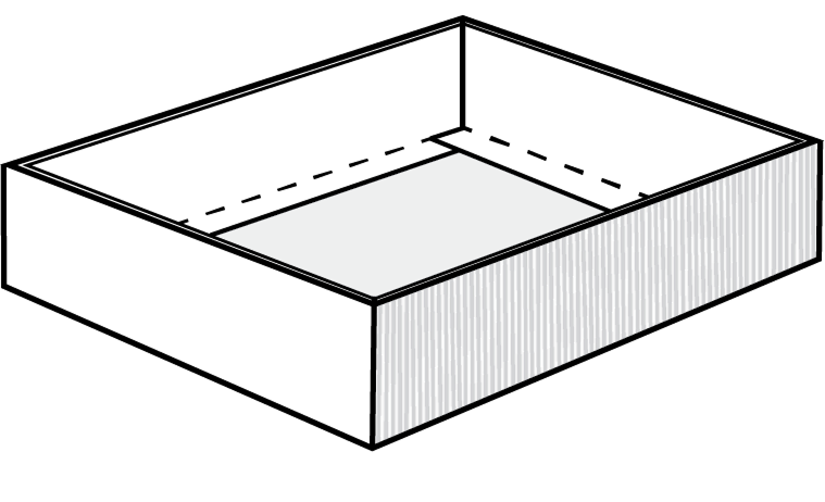 Plateau à paroi rigide