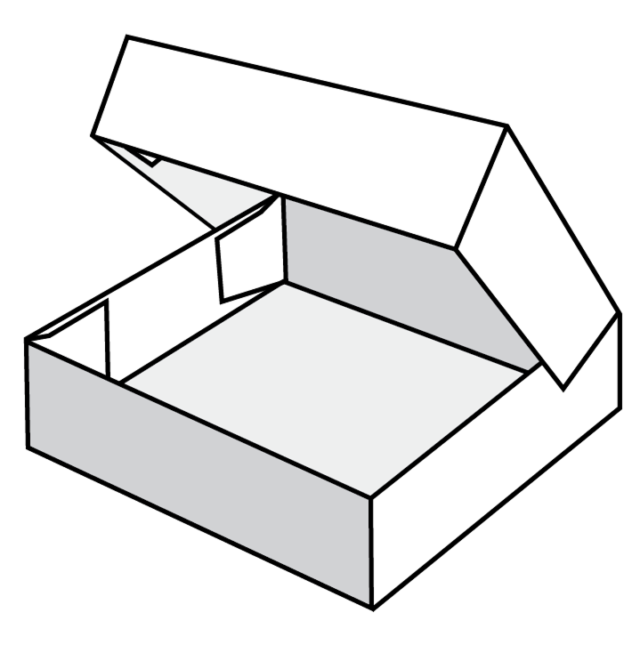 Six coins en bois clair